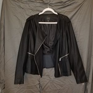 Lane Bryant faux-leather jacket